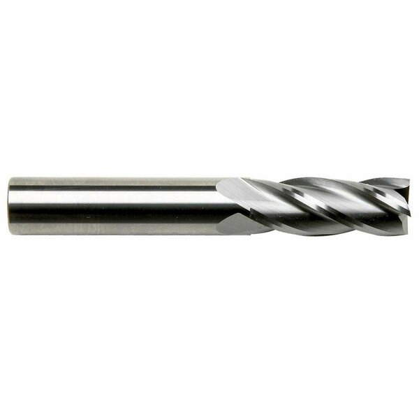 Gs Tooling 6.0mm Diameter x 6mm Shank 4-Flute Regular Length Blue Series Carbide End Mills 102723